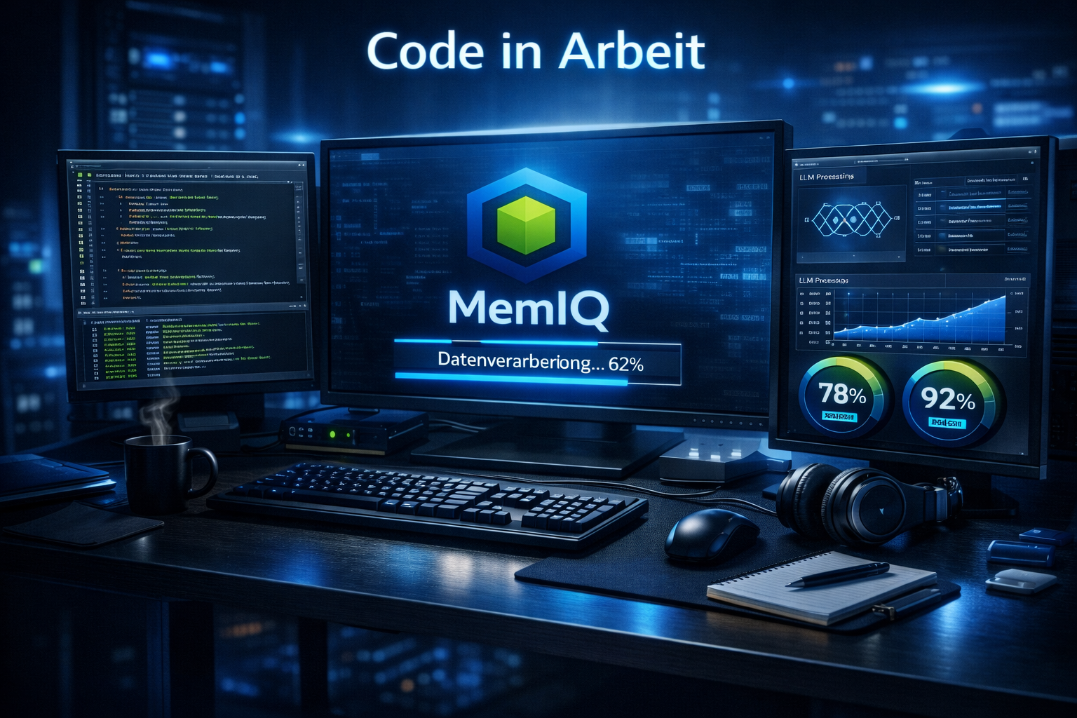 Code in Arbeit